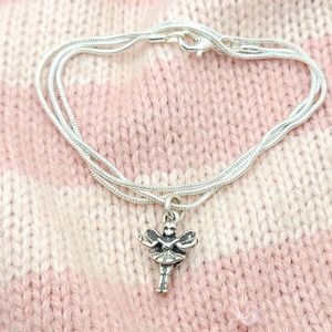 3/$30 🖤 925 Sterling Silver Fairy Charm Pendant and Necklace Chain
